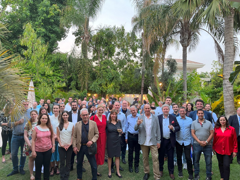 Hydrogen reception at the Netherlands embassy at Israel