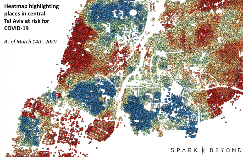 SparkBeyond searches for Dutch organisations to deploy dynamic heatmaps predicting where COVID19 carriers are likely to pass