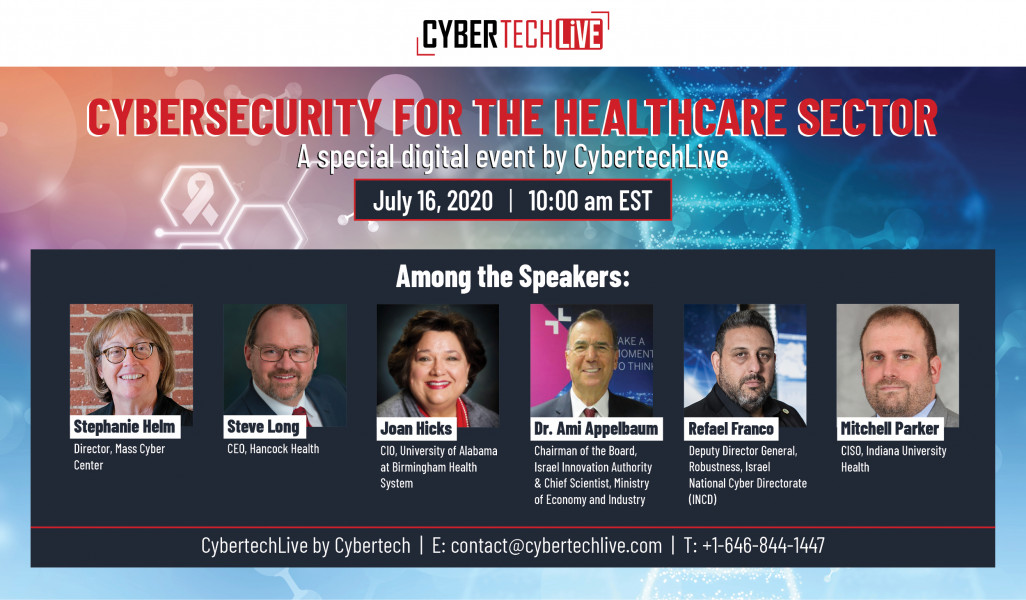 virtual speaking engagement at Cybertech Global - Cybersecurity for the Healthcare Sector